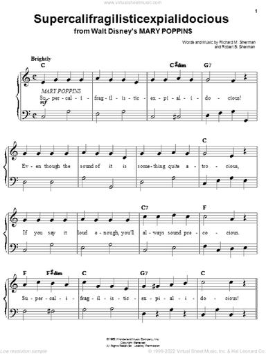 Supercalifragilisticexpialidocious (from Mary Poppins)