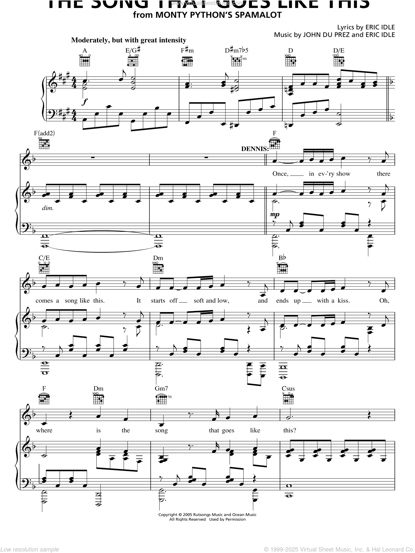 The Song That Goes Like This (from Monty Python's Spamalot)