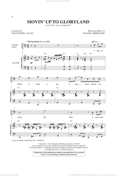 Movin' Up To Gloryland (from Gospel Voices)