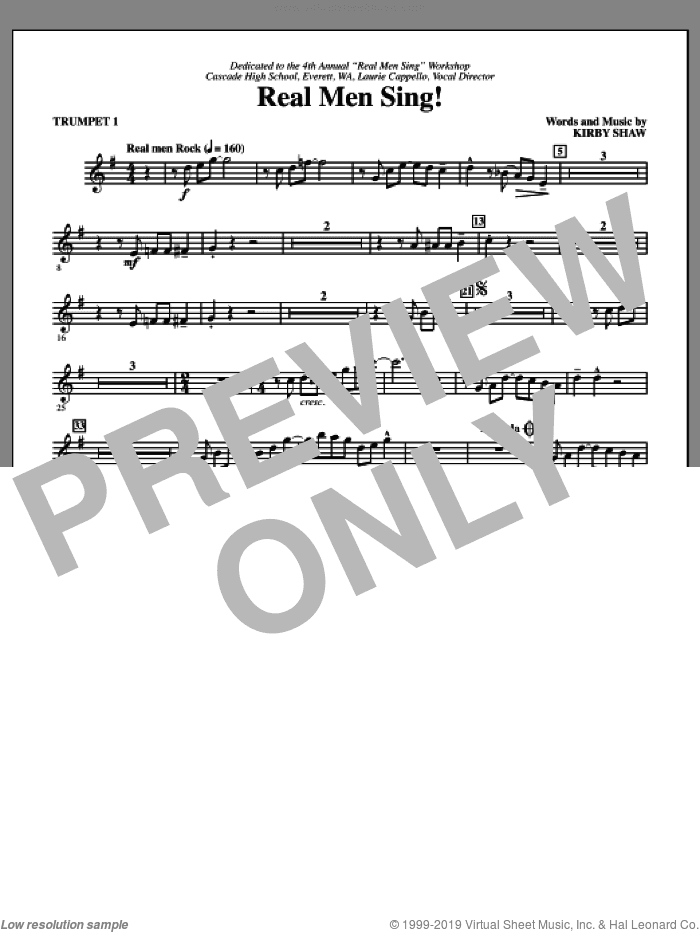 Real Men Sing! (complete set of parts)