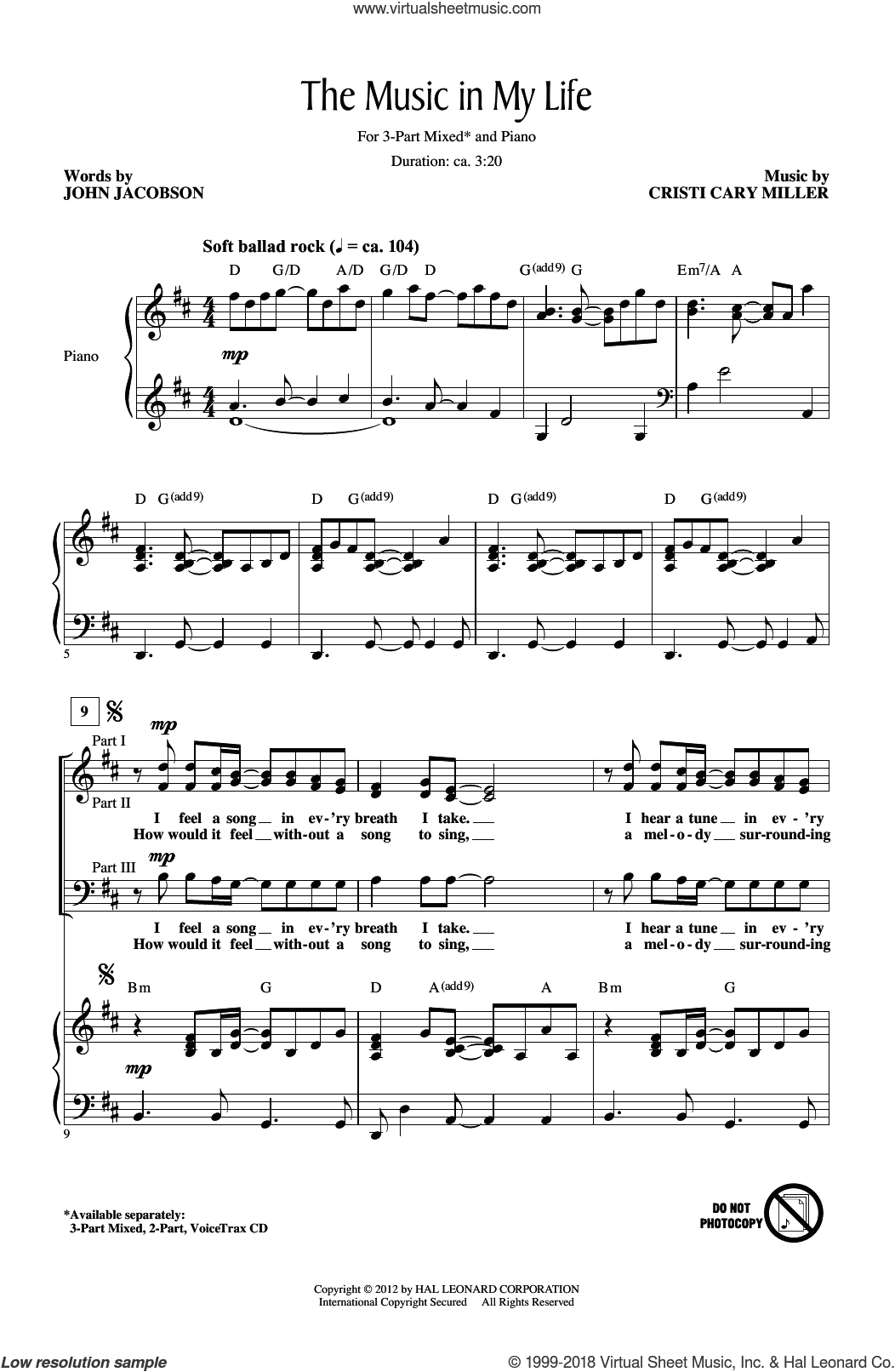 The Music In My Life