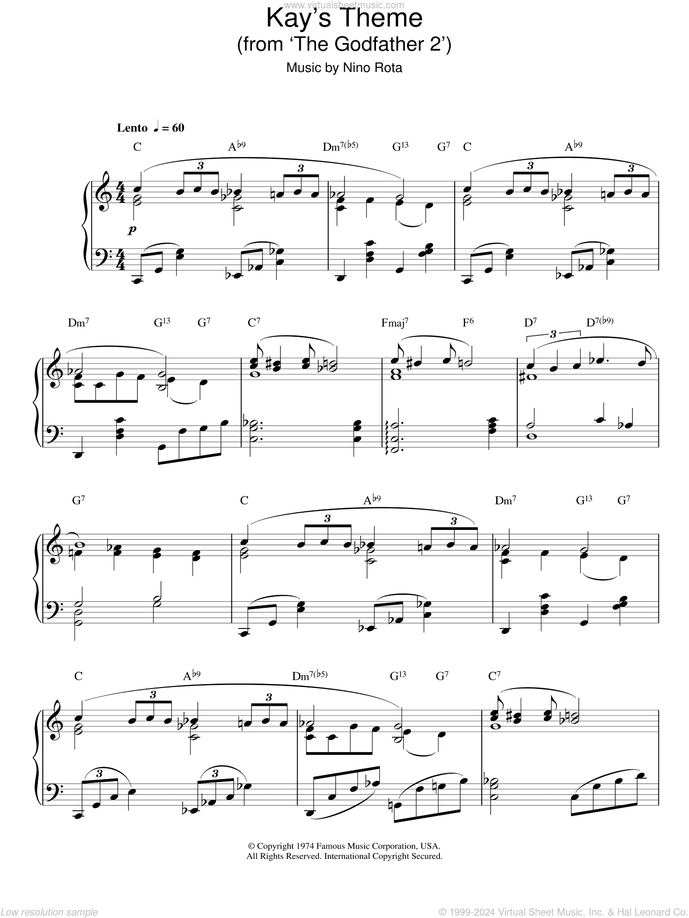 Kay's Theme (from The Godfather 2)