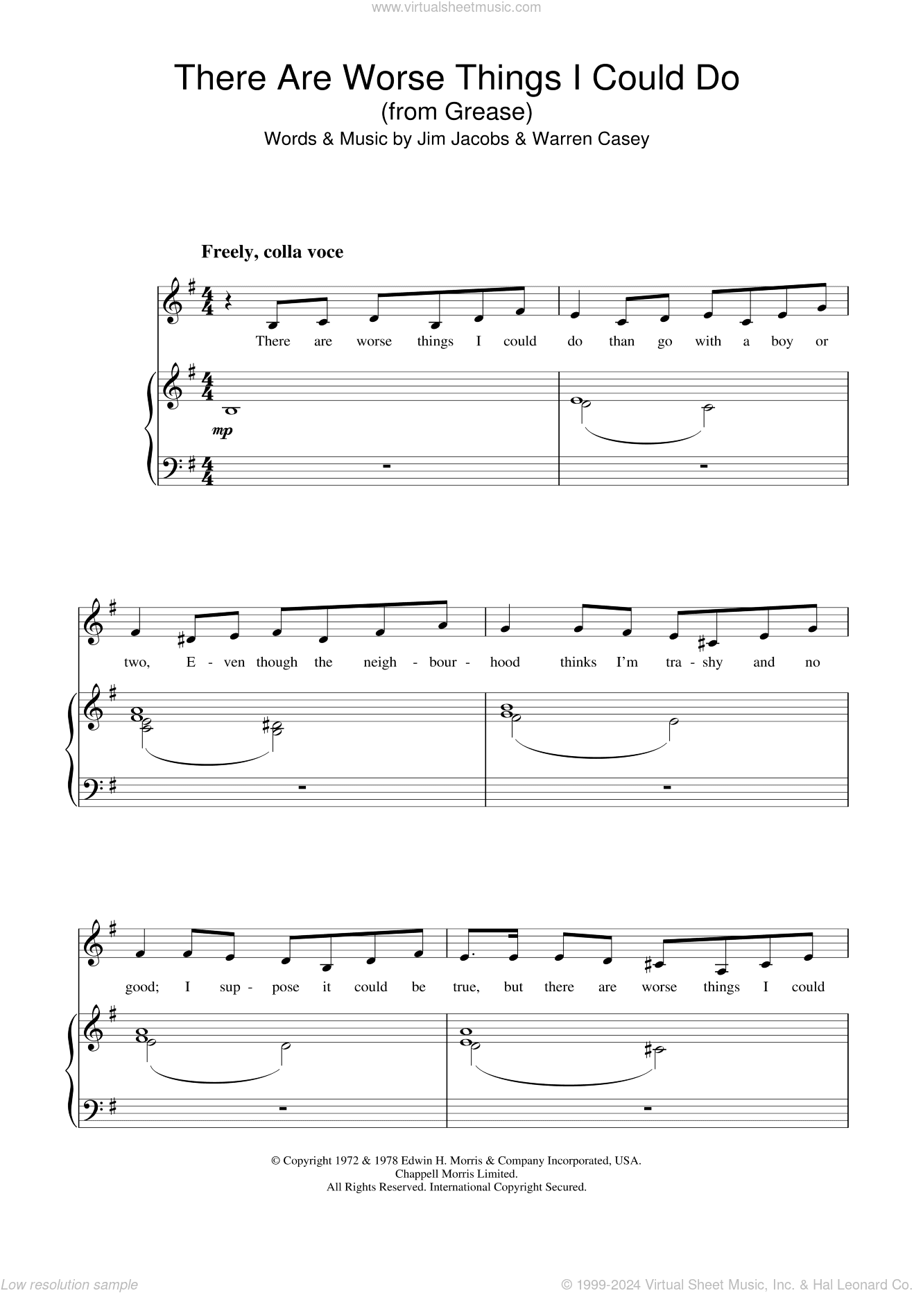 There Are Worse Things I Could Do (from Grease)