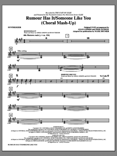 Rumour Has It / Someone Like You (complete set of parts)