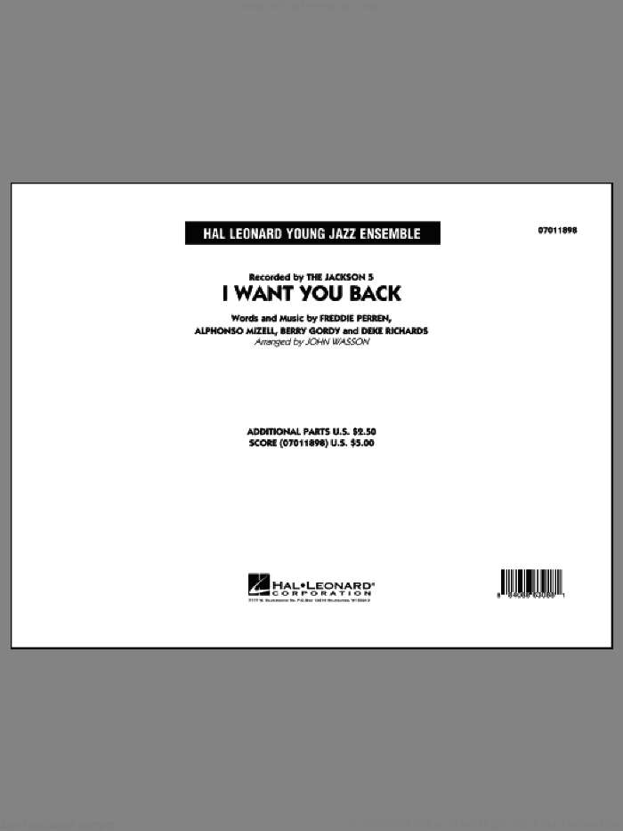 I Want You Back (COMPLETE)
