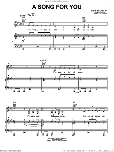 A Song For You