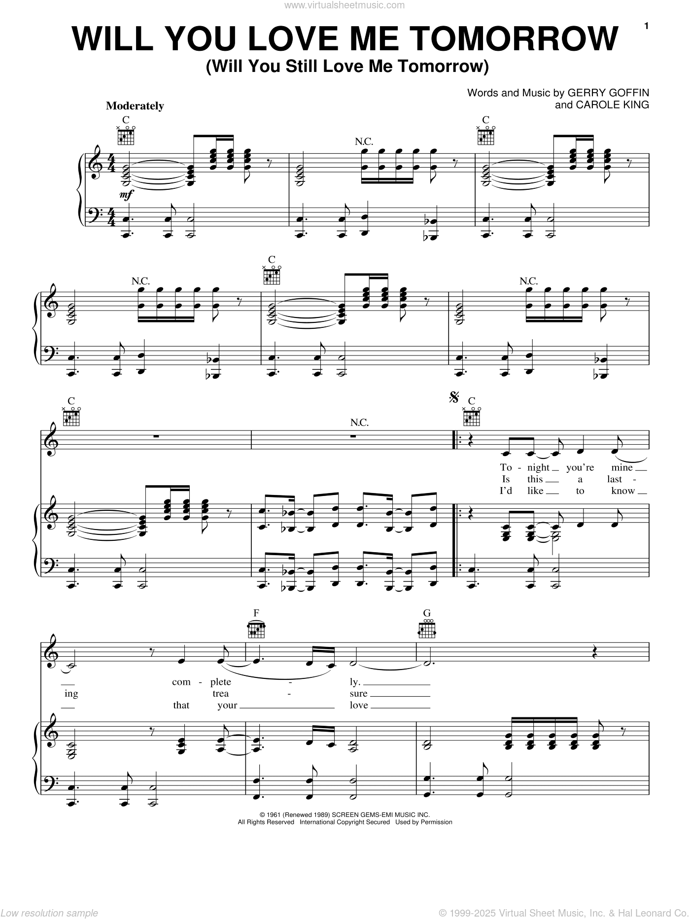 Will You Love Me Tomorrow (Will You Still Love Me Tomorrow)