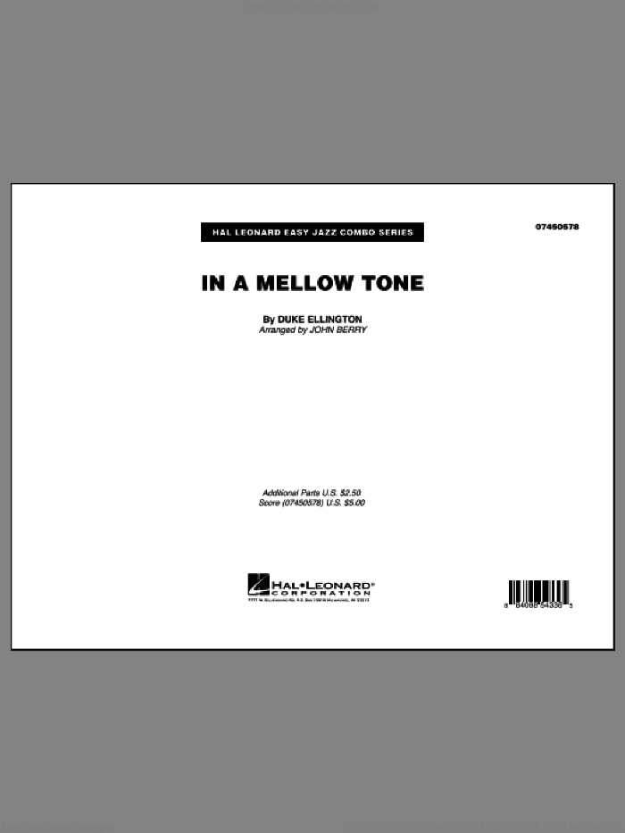 In A Mellow Tone (COMPLETE)