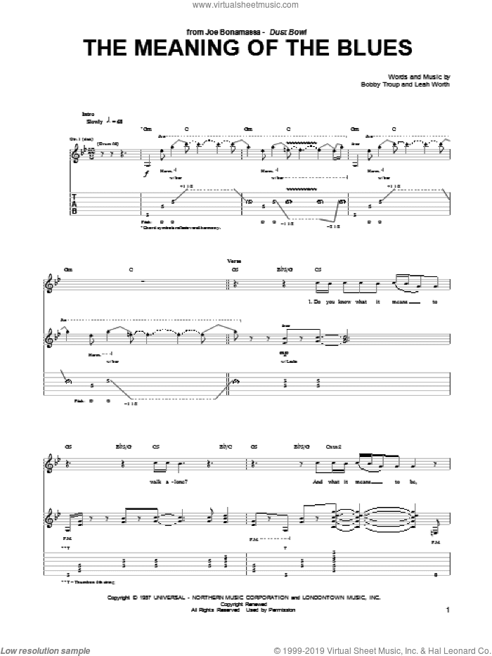 The Meaning Of The Blues