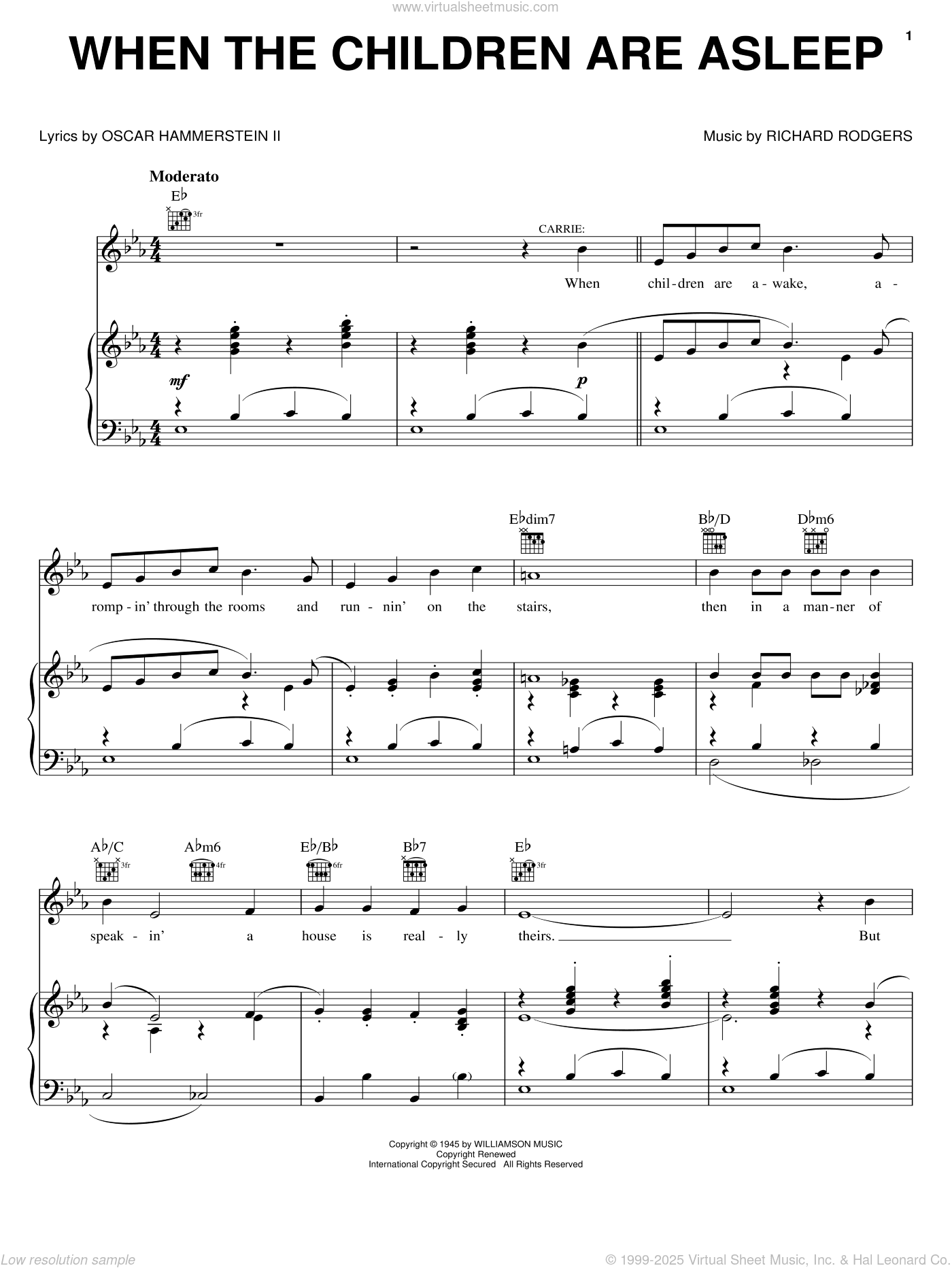 When The Children Are Asleep (from Carousel)
