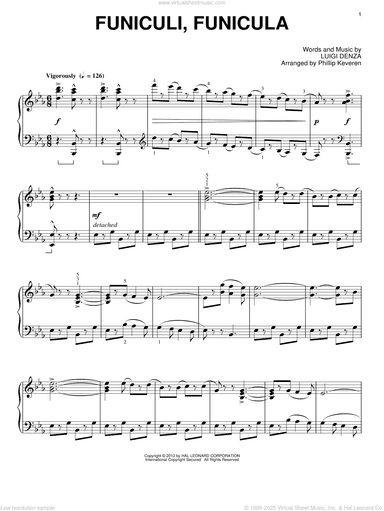 Funiculi Funicula (arr. Phillip Keveren)