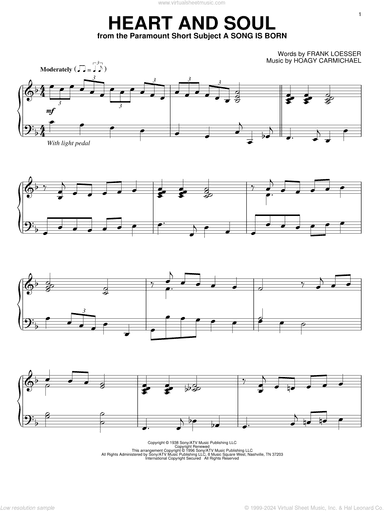 Heart And Soul, (intermediate)