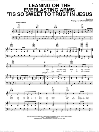 Leaning On The Everlasting Arms / 'Tis So Sweet To Trust In Jesus