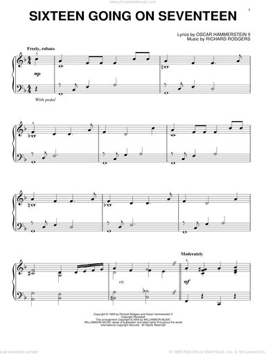 Sixteen Going On Seventeen (from The Sound of Music)