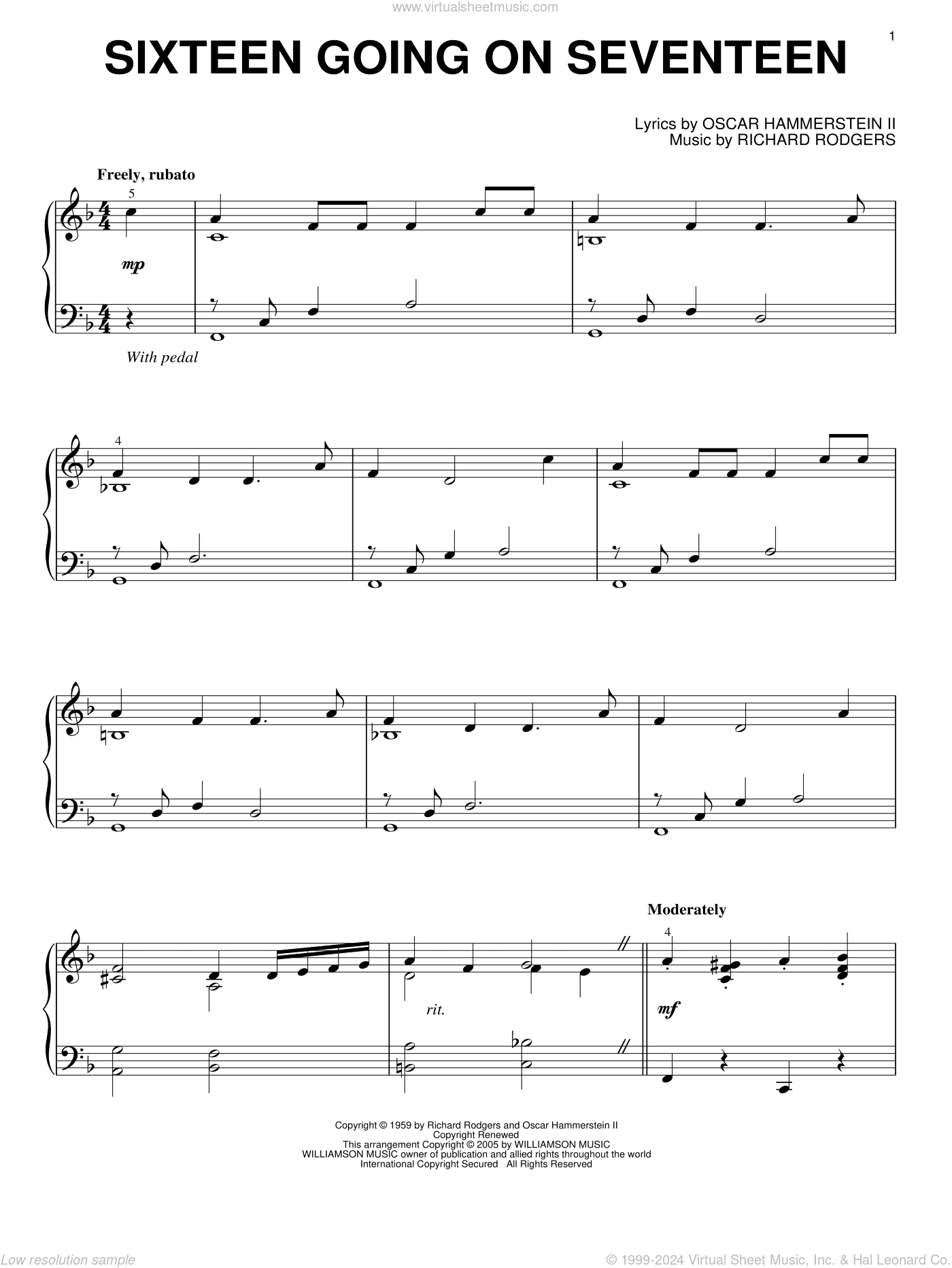 Sixteen Going On Seventeen (from The Sound of Music)