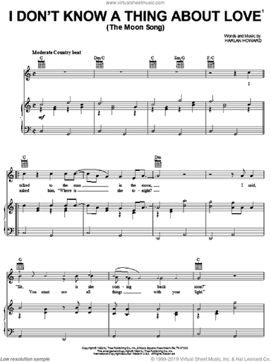 I Don't Know A Thing About Love (The Moon Song)