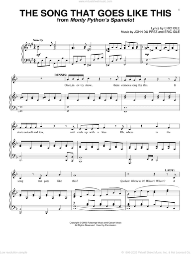 The Song That Goes Like This (from Monty Python's Spamalot)