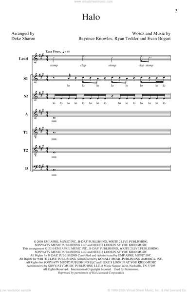 Halo (arr. Deke Sharon)