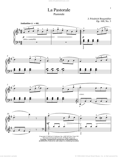 Pastorale, Op. 100, No. 3
