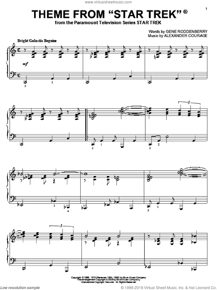 Theme from Star Trek(R)