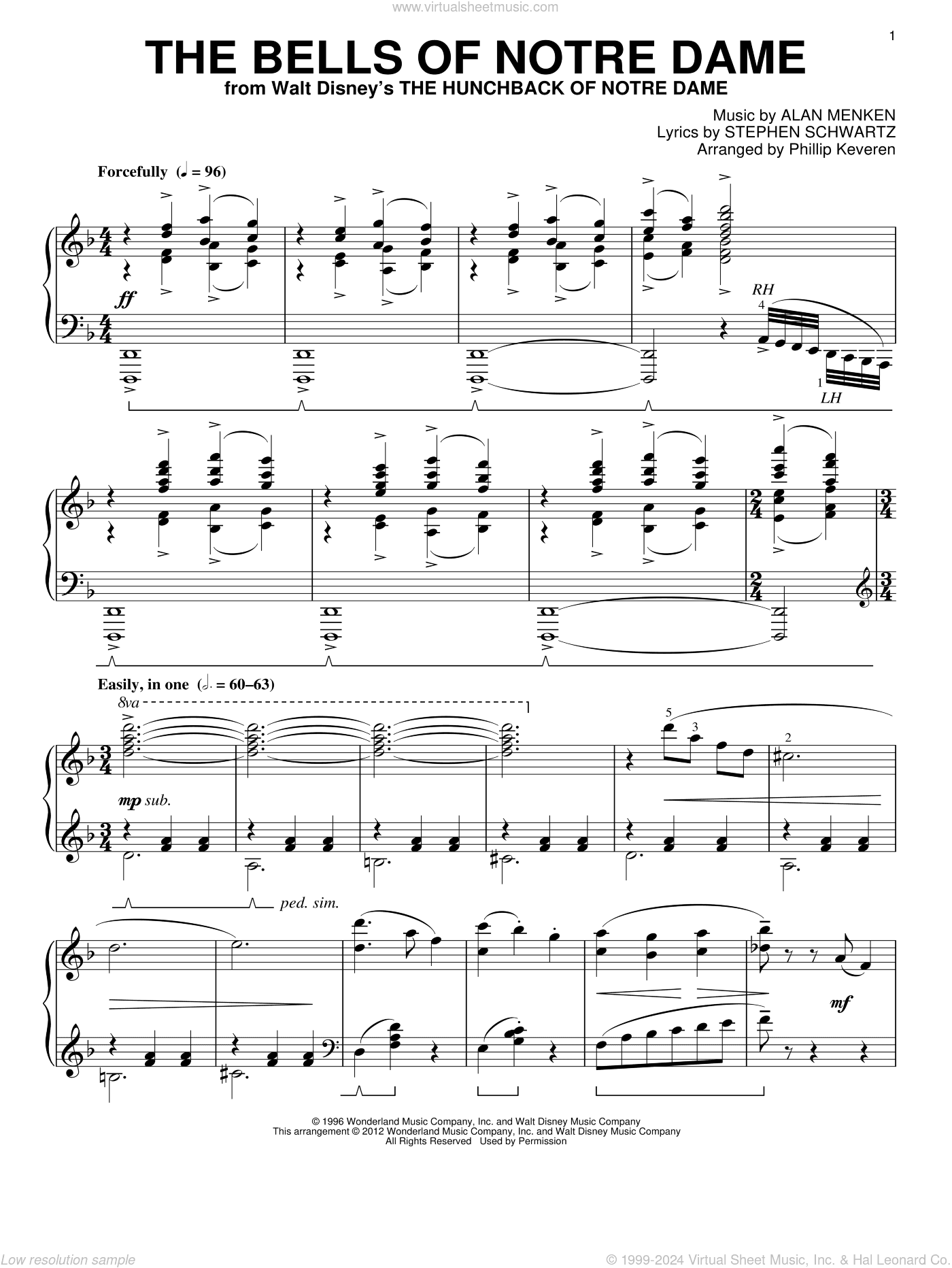 The Bells Of Notre Dame [Classical version] (arr. Phillip Keveren)