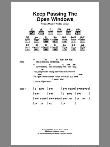 Keep Passing The Open Windows