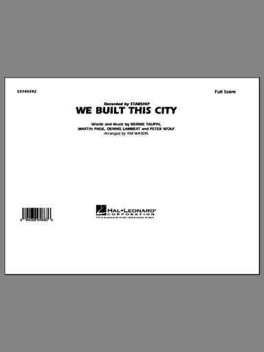 We Built This City (COMPLETE)