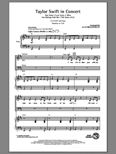 Taylor Swift In Concert (Medley)
