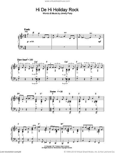 Hi De Hi Holiday Rock (theme from Hi De Hi)