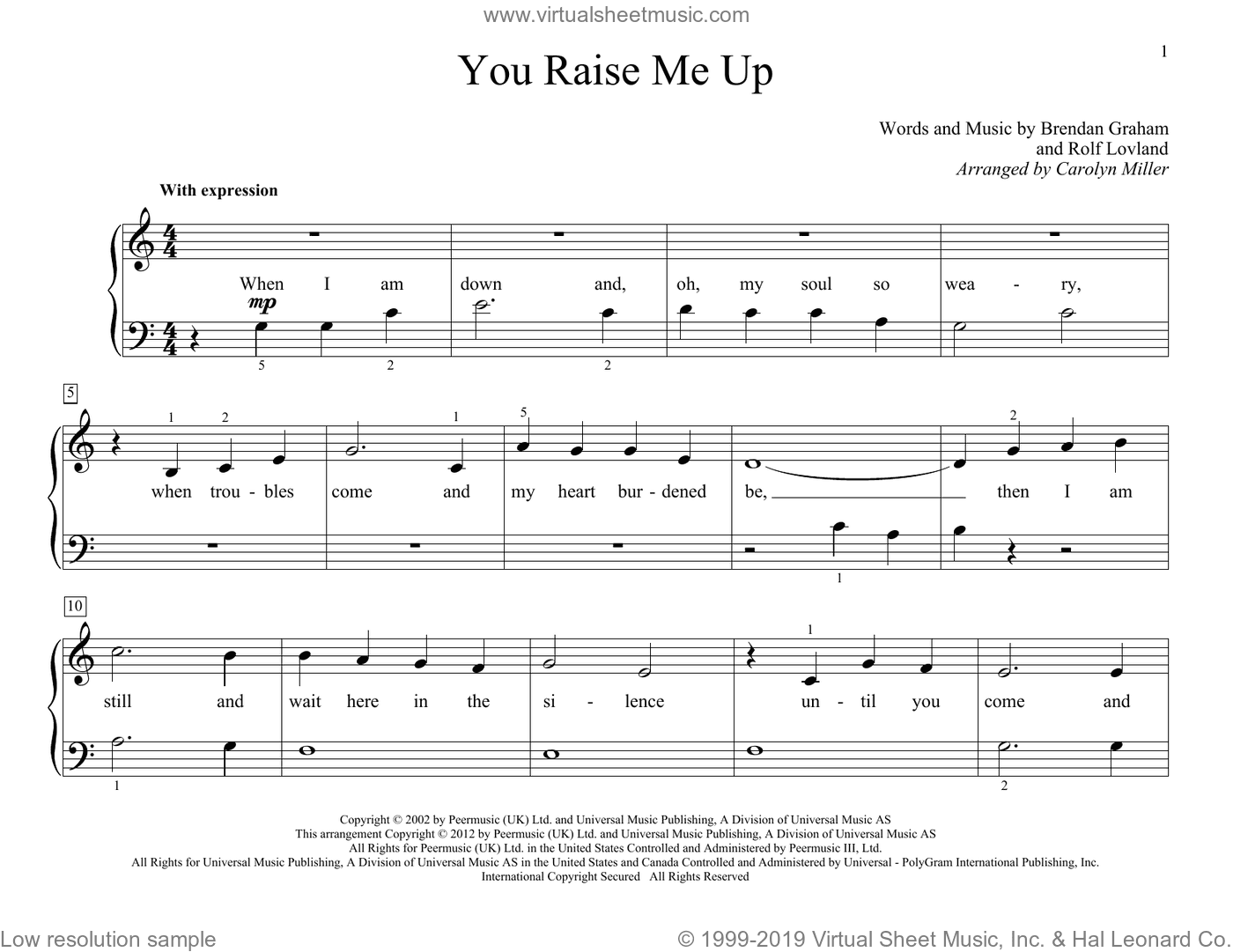 You Raise Me Up