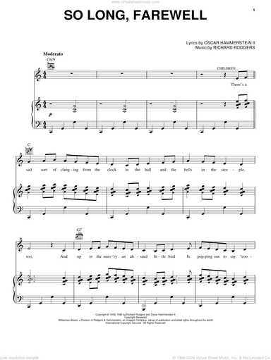 So Long, Farewell (from The Sound of Music)
