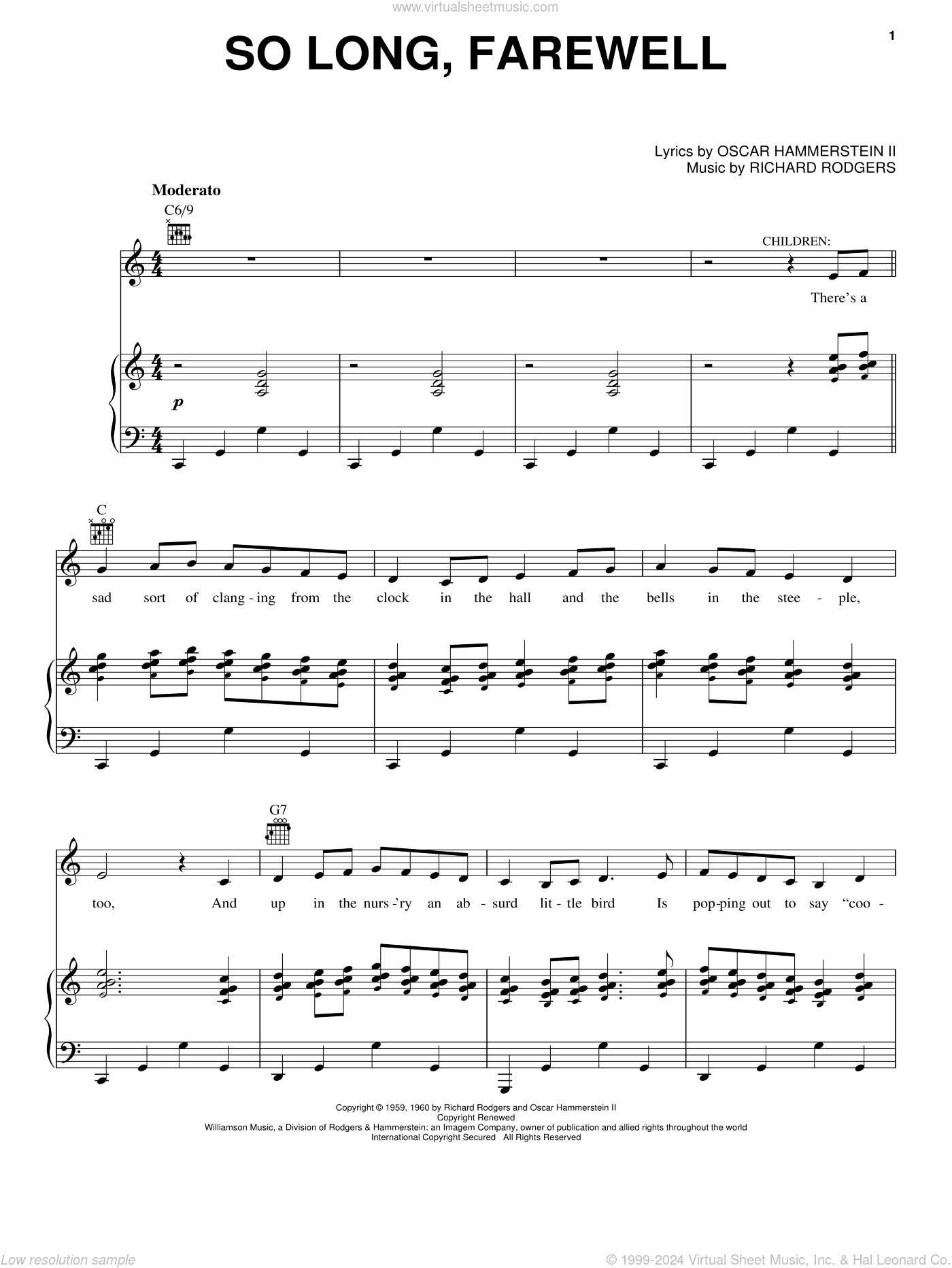 So Long, Farewell (from The Sound of Music)