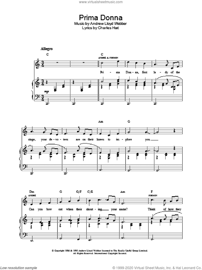 Prima Donna (from The Phantom Of The Opera)