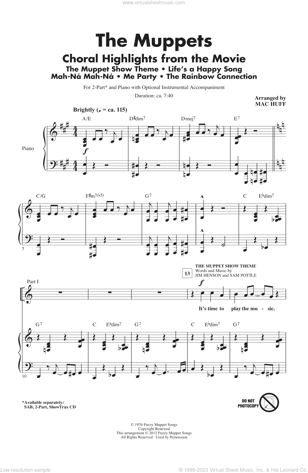 The Muppets (Choral Highlights)