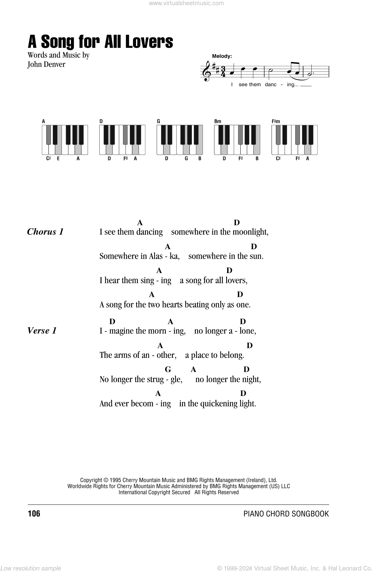 A Song For All Lovers