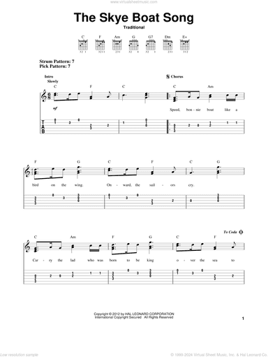 The Skye Boat Song (arr. Mark Phillips)
