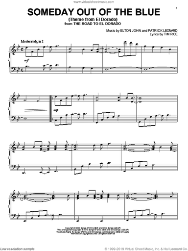 Someday Out Of The Blue (Theme from El Dorado)
