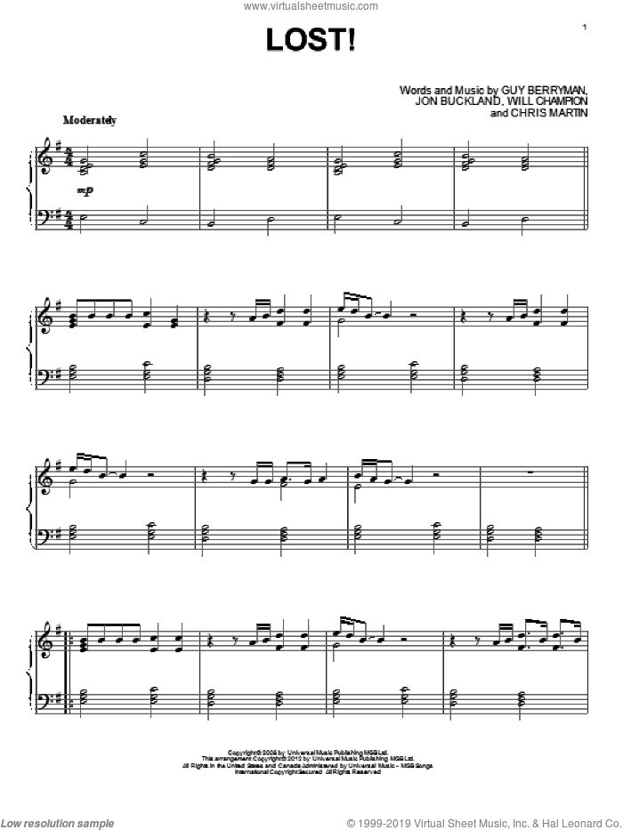 Lost!, (intermediate)