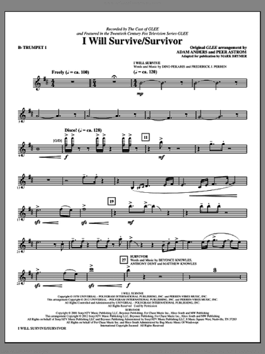 I Will Survive/Survivor (arr. Mark Brymer)