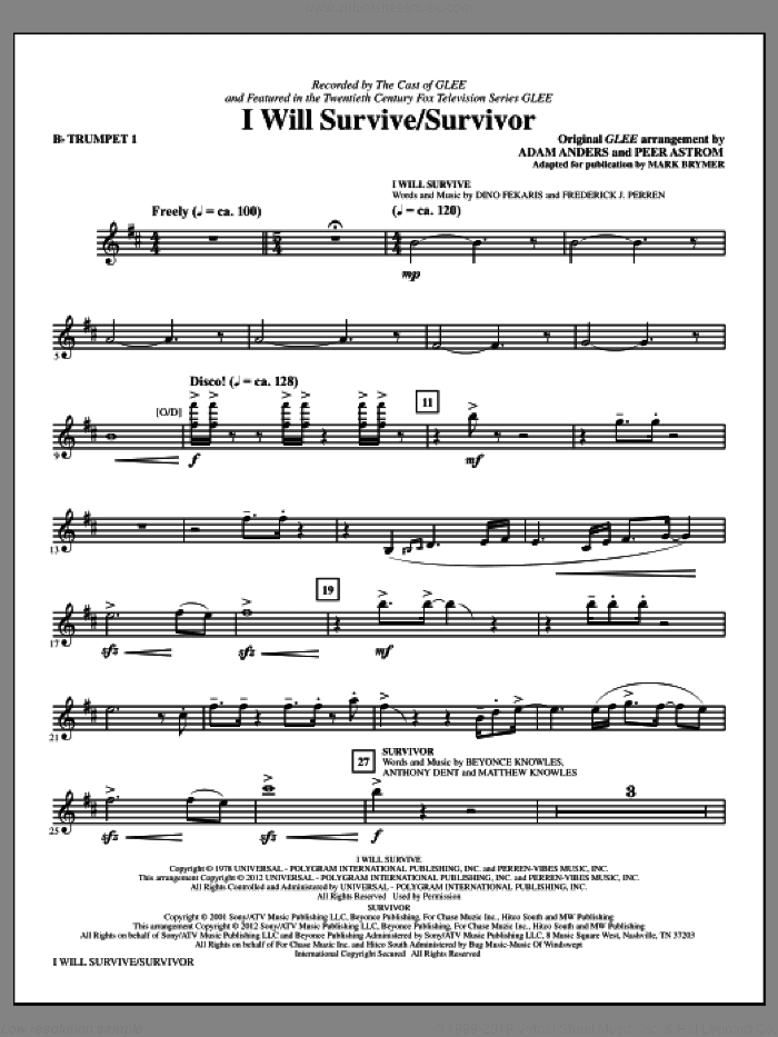 I Will Survive/Survivor (arr. Mark Brymer)
