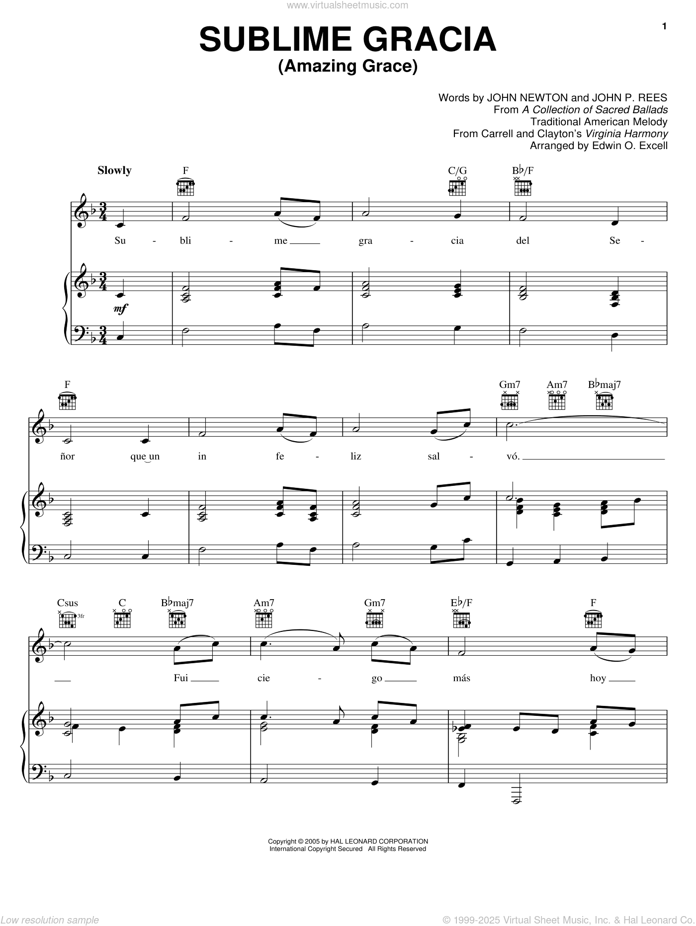 Sublime Gracia (Amazing Grace)