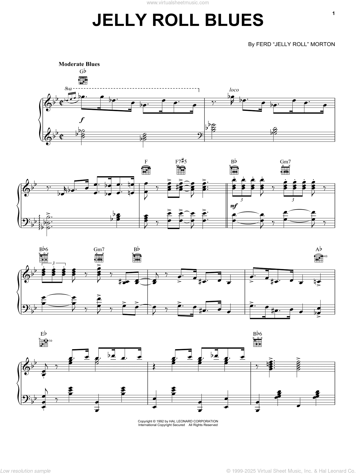 Jelly Roll Blues