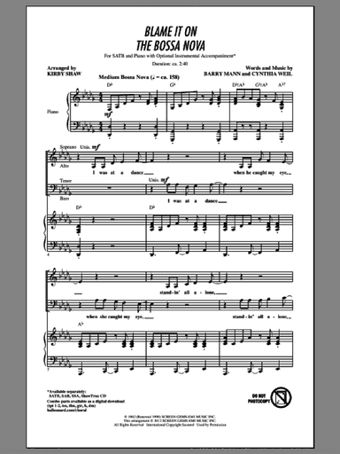 Blame It On The Bossa Nova