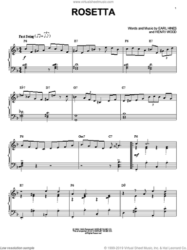 Rosetta (arr. Brent Edstrom)