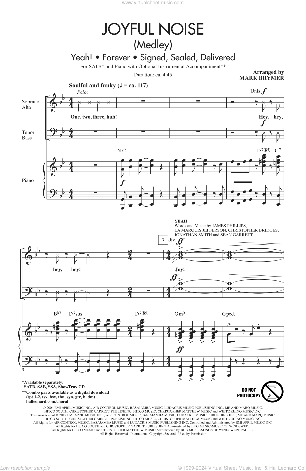 Joyful Noise (Medley)