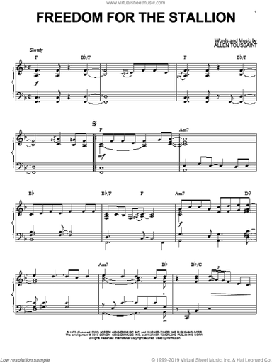 Freedom For The Stallion (arr. Brent Edstrom)