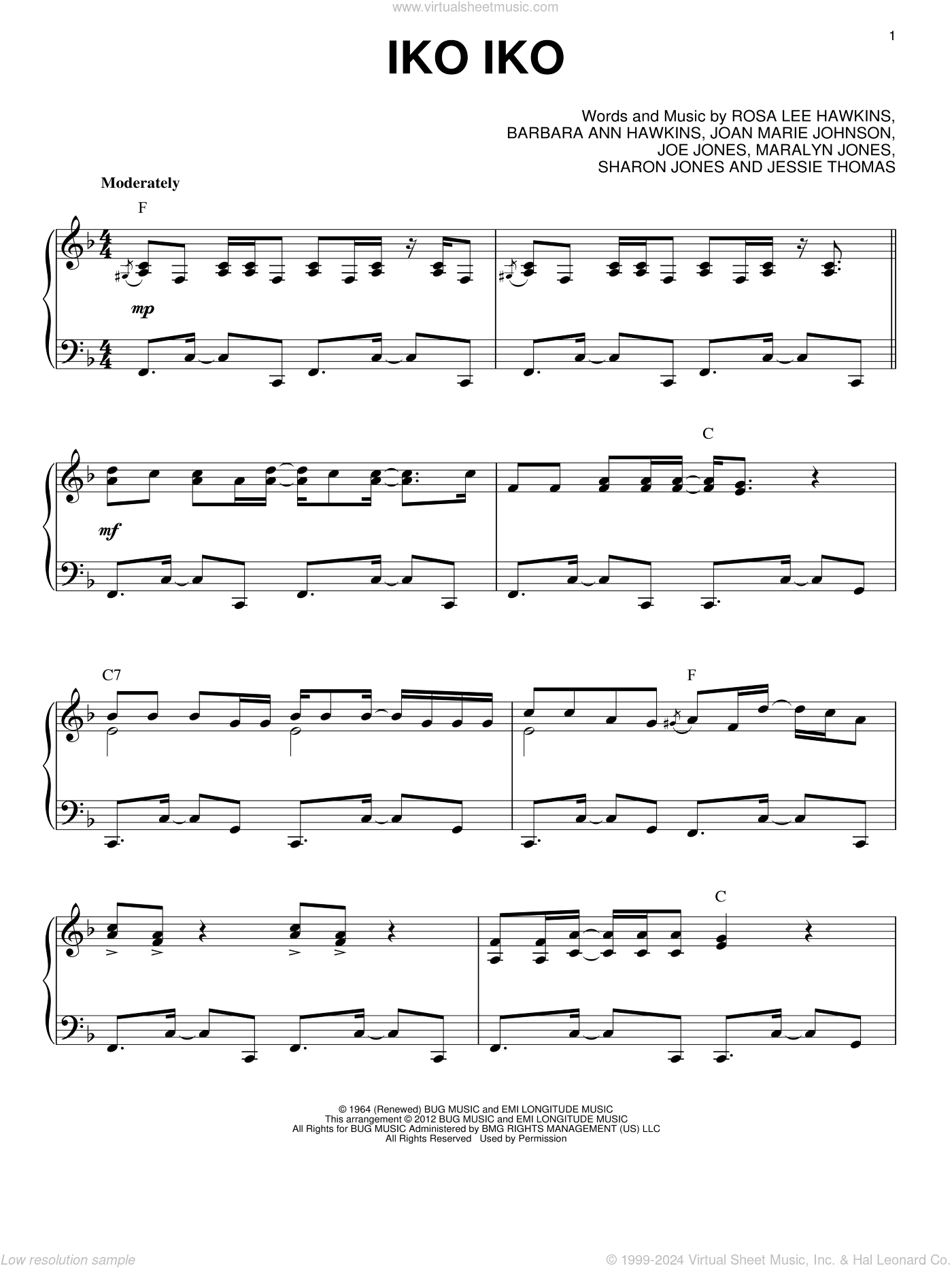 Iko Iko (arr. Brent Edstrom)