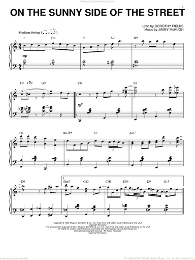 On The Sunny Side Of The Street (arr. Brent Edstrom)