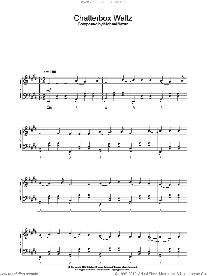 Chatterbox Waltz (from The Diary Of Anne Frank)