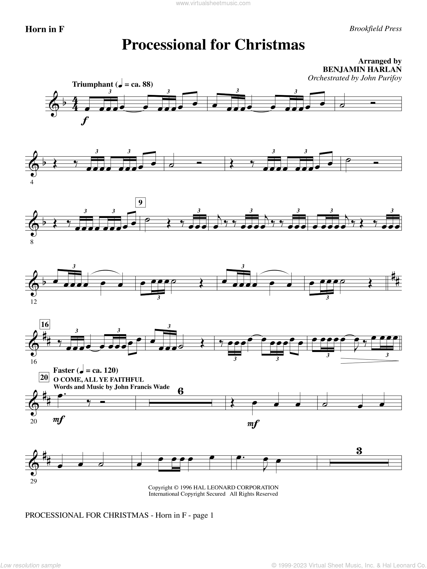 Processional For Christmas